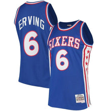 Load image into Gallery viewer, Julius Erving #6 Philadelphia 76ers 1976-77 Hardwood Classics Mens Swingman Jersey