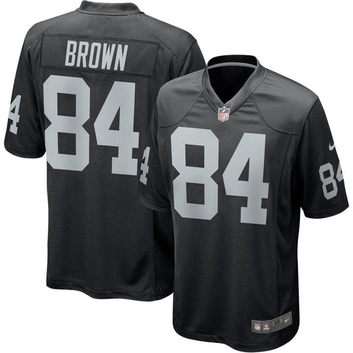 Antonio Brown Oakland Raiders Black/White Game Jersey