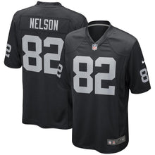 Load image into Gallery viewer, Jordy Nelson #82 Oakland Raiders Black Game Jersey
