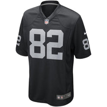 Load image into Gallery viewer, Jordy Nelson #82 Oakland Raiders Black Game Jersey