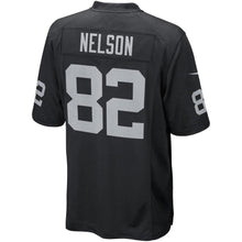 Load image into Gallery viewer, Jordy Nelson #82 Oakland Raiders Black Game Jersey
