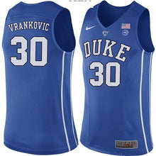 Load image into Gallery viewer, Antonio Vrankovic #30 Duke Blue Devils Stitched Youth College Basketball Jersey