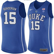 Load image into Gallery viewer, Gerald Henderson #15 Duke Blue Devils Stitched Youth College Basketball Jersey