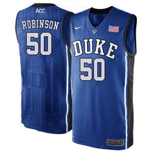 Load image into Gallery viewer, Justin Robinson #50 Duke Blue Devils Stitched Womens College Basketball Jersey