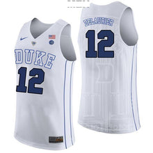 Load image into Gallery viewer, Javin DeLaurier #12 Duke Blue Devils Stitched Womens College Basketball Jersey