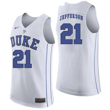 Load image into Gallery viewer, Amile Jefferson #21 Duke Blue Devils Stitched Youth College Basketball Jersey