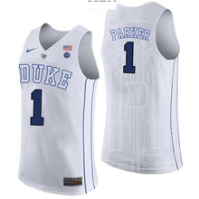 Load image into Gallery viewer, Jabari Parker #1 Duke Blue Devils Stitched Youth College Basketball Jersey