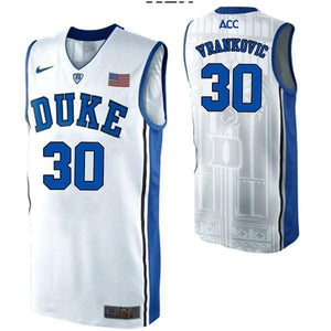 Antonio Vrankovic #30 Duke Blue Devils Stitched Womens College Basketball Jersey