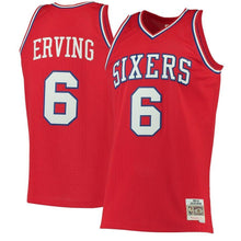 Load image into Gallery viewer, Julius Erving #6 Philadelphia 76ers 1982-83 Hardwood Classics Mens Swingman Jersey