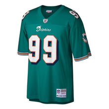 Load image into Gallery viewer, Jason Taylor #99 Miami Dolphins Aqua 2006 Retired Player Replica Jersey