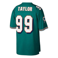 Load image into Gallery viewer, Jason Taylor #99 Miami Dolphins Aqua 2006 Retired Player Replica Jersey