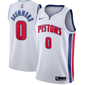 Andre Drummond #0 Detroit Pistons Blue Mens Swingman Jersey