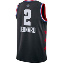 Load image into Gallery viewer, Kawhi Leonard #2  Black/White 2019 NBA All-Star Game Finished Mens Swingman Jersey