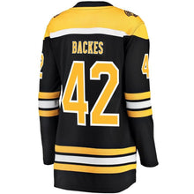 Load image into Gallery viewer, David Backes #42 Boston Bruins Women's Black Breakaway Player Jersey
