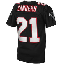 Load image into Gallery viewer, Deion Sanders #21 Atlanta Falcons Black 1992 Retired Player Vintage Replica Jersey