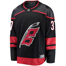 Load image into Gallery viewer, Andrei Svechnikov #37 Carolina Hurricanes Black Alternate Premier Breakaway Player Jersey