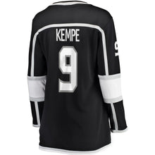 Load image into Gallery viewer, Adrian Kempe #9 Los Angeles Kings Women&#39;s Black Breakaway Player Jersey