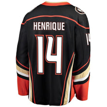 Load image into Gallery viewer, Adam Henrique #14 Anaheim Ducks Black Breakaway Player Jersey