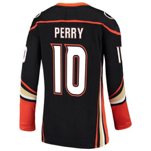 Load image into Gallery viewer, Corey Perry #10 Anaheim Ducks Women's Black Breakaway Jersey