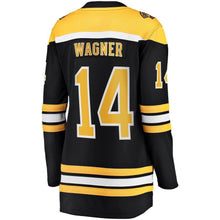 Load image into Gallery viewer, Chris Wagner #14 Boston Bruins Women's Black Home Breakaway Player Jersey