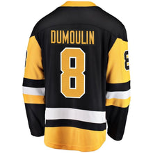 Load image into Gallery viewer, Brian Dumoulin #8 Pittsburgh Penguins Youth Black Breakaway Player Jersey