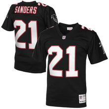 Load image into Gallery viewer, Deion Sanders #21 Atlanta Falcons Black 1992 Retired Player Vintage Replica Jersey