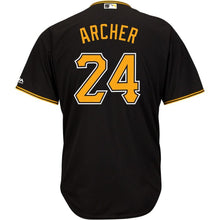 Load image into Gallery viewer, Chris Archer #24 Pittsburgh Pirates Black Alternate Official Cool Base Player Jersey