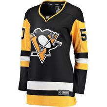 Load image into Gallery viewer, Juuso Riikola #50 Pittsburgh Penguins Women's Black Home Breakaway Player Jersey