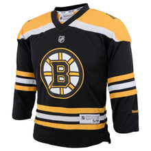 Load image into Gallery viewer, Boston Bruins Youth Black Replica Home Jersey