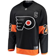Load image into Gallery viewer, Claude Giroux #28 Philadelphia Flyers Youth Black Alternate Breakaway Player Jersey