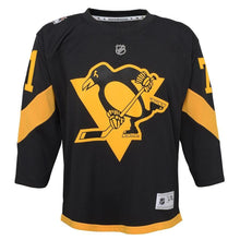 Load image into Gallery viewer, Evgeni Malkin #71 Pittsburgh Penguins Youth Black 2019 NHL Stadium Series Replica Player Jersey