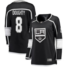 Load image into Gallery viewer, Drew Doughty #8 Los Angeles Kings Women's Black Breakaway Player Jersey