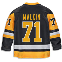 Load image into Gallery viewer, Evgeni Malkin #71 Pittsburgh Penguins Youth Black Replica Player Jersey