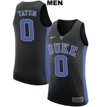 Load image into Gallery viewer, Jayson Tatum #0 Duke Blue Devils Stitched Mens College Basketball Jersey