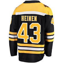 Load image into Gallery viewer, Danton Heinen #43 Boston Bruins Black Home Breakaway Player Jersey