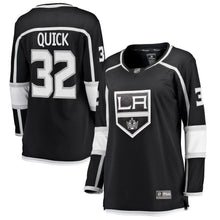 Load image into Gallery viewer, Jonathan Quick #32 Los Angeles Kings Women's Black Home Breakaway Player Jersey