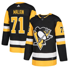Load image into Gallery viewer, Evgeni Malkin #71 Pittsburgh Penguins Black Player Jersey