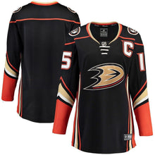 Load image into Gallery viewer, Anaheim Ducks Women&#39;s Black/White Breakaway Home Jersey