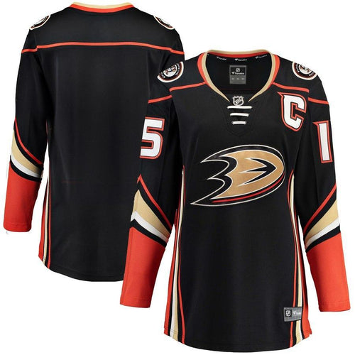 Anaheim Ducks Women's Black/White Breakaway Home Jersey