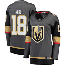 Load image into Gallery viewer, James Neal #18 Vegas Golden Knights Women's Black Home Breakaway Player Jersey