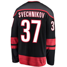 Load image into Gallery viewer, Andrei Svechnikov #37 Carolina Hurricanes Black Alternate Premier Breakaway Player Jersey