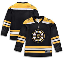Load image into Gallery viewer, Boston Bruins Youth Black Home Replica Blank Jersey