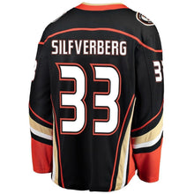 Load image into Gallery viewer, Jakob Silfverberg #33 Anaheim Ducks Black Breakaway Player Jersey