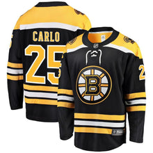 Load image into Gallery viewer, Brandon Carlo #25 Boston Bruins Black Home Breakaway Player Jersey