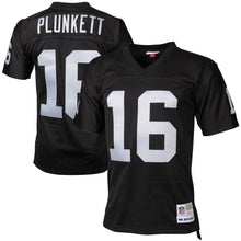 Load image into Gallery viewer, Jim Plunkett #16 Oakland Raiders Black 1980 Retired Player Vintage Replica Jersey