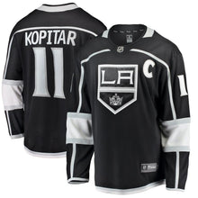 Load image into Gallery viewer, Anze Kopitar #11 Los Angeles Kings Youth Black Home Breakaway Player Jersey