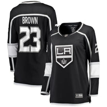 Load image into Gallery viewer, Dustin Brown #23 Los Angeles Kings Women's Black Breakaway Player Jersey