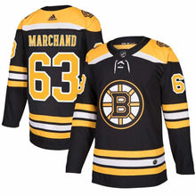 Load image into Gallery viewer, Brad Marchand #63 Boston Bruins Black Player Jersey