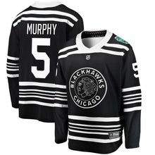 Load image into Gallery viewer, Connor Murphy #5 Chicago Blackhawks Black 2019 Winter Classic Replica Player Jersey