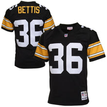 Load image into Gallery viewer, Jerome Bettis #36 Pittsburgh Steelers Black 1996 Retired Player Vintage Replica Jersey